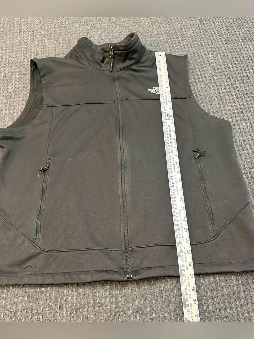 The north face black vest